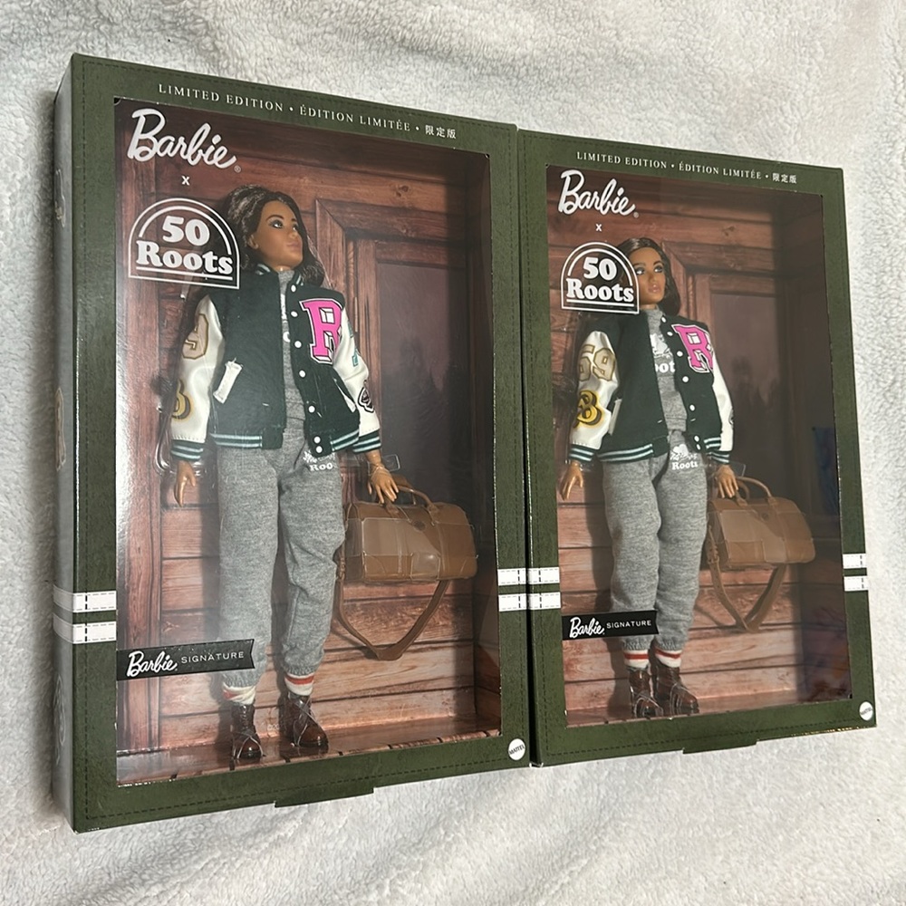Set of 2 Barbie x 50 Roots Limited Edition Dolls - Picture 2 of 13